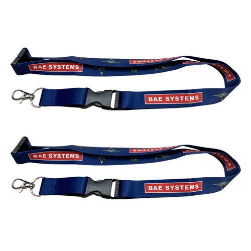 BAE Systems Blue Lanyard