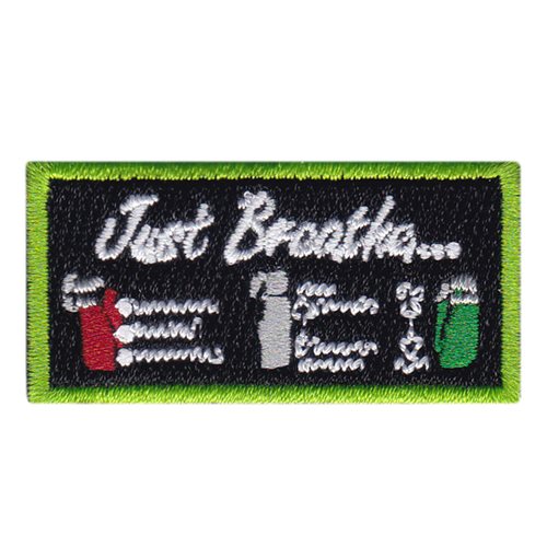 342 TRS Just Breathe Pencil Patch