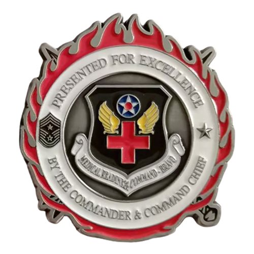 Medical Readiness Bravo Star Command Chief Challenge Coin - View 2