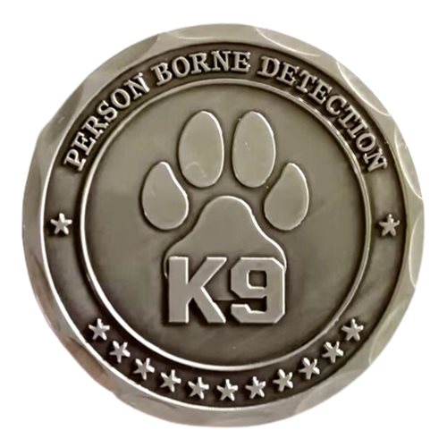 K9 Explosive Detection Dog Challenge Coin - View 2