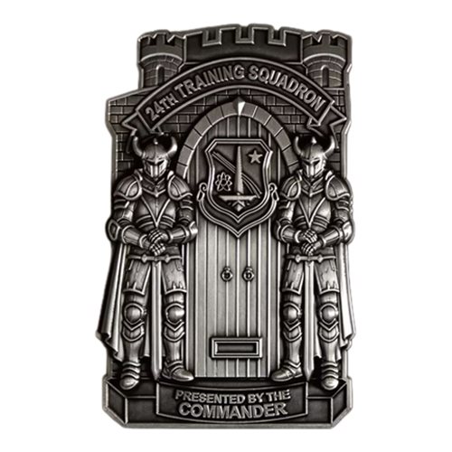 24 TRS Castle Commander Challenge Coin