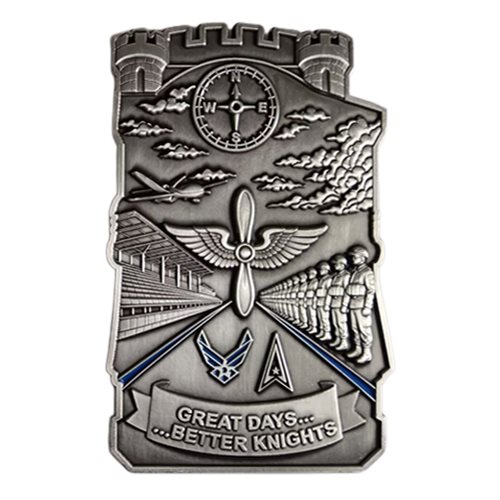 24 TRS Castle Commander Challenge Coin - View 2