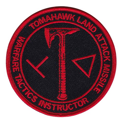 COMUSNAVCENT Tomahawk Red Patch