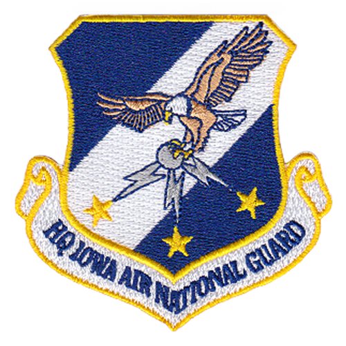 HQ Iowa Air National Guard Blue Patch
