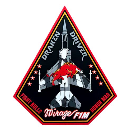Draken Mirage F1M Driver PVC Patch