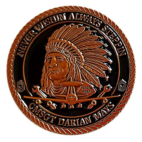 552 AMXS America Hero Challenge Coin