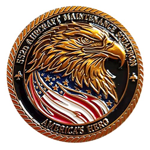 552 AMXS America Hero Challenge Coin - View 2