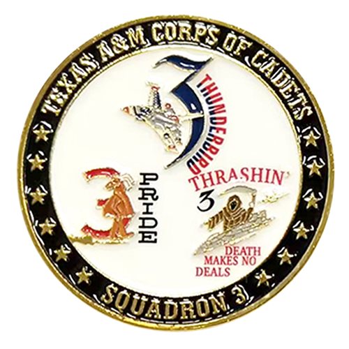 Texas A&M Corps of Cadets Sq3 Thunderbirds Challenge Coin