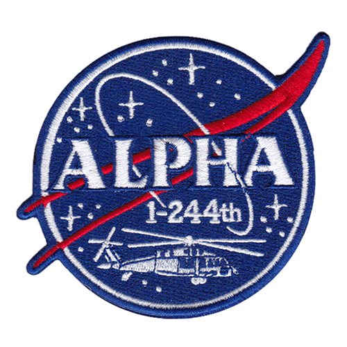 A Co 1-244 Galaxy Patch | U.S. Army Patches