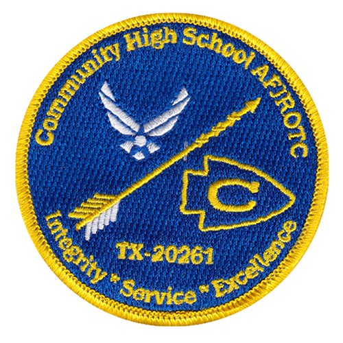 AFJROTC Community High School Patch