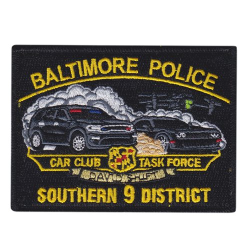 Baltimore City Police David Shift Patch