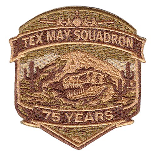 AFROTC Tex May 75 Years Patch