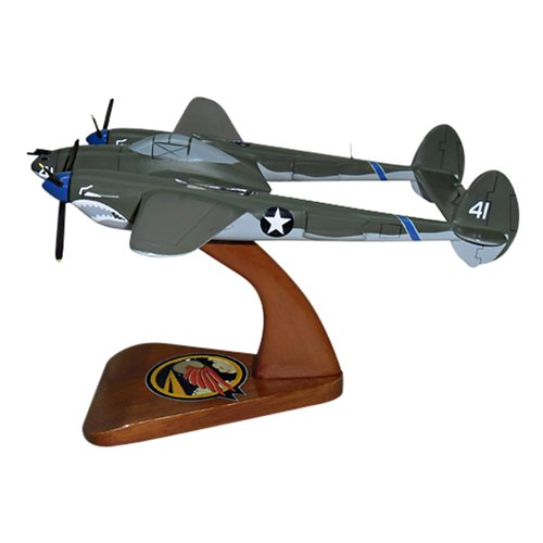 Design Your Own P-38 Airplane Model  - View 3