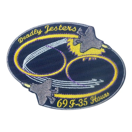 461 FLTS F-35 69 Hours Patches 