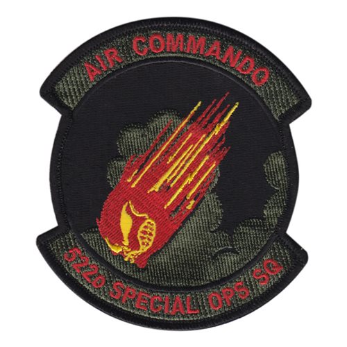 522 SOS Air Commando Skull Patch 