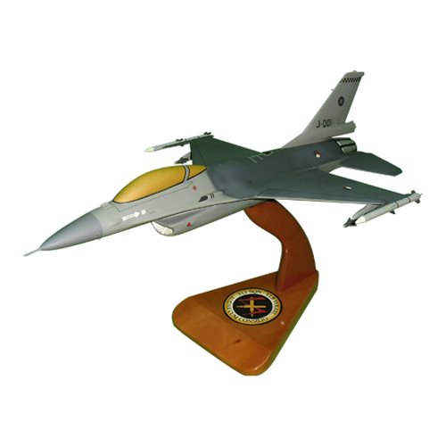 Royal Netherlands Air Force F-16MLU Custom Aircraft Model 