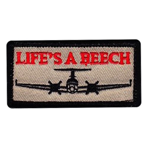 MC-12 Life's A Beech Pencil Patch