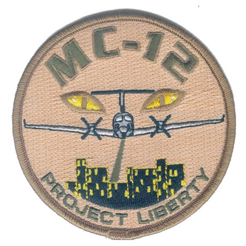 MC-12 Project Liberty Desert Patch
