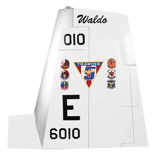 TAW-5 T-6 Airplane Tail Flash - View 2