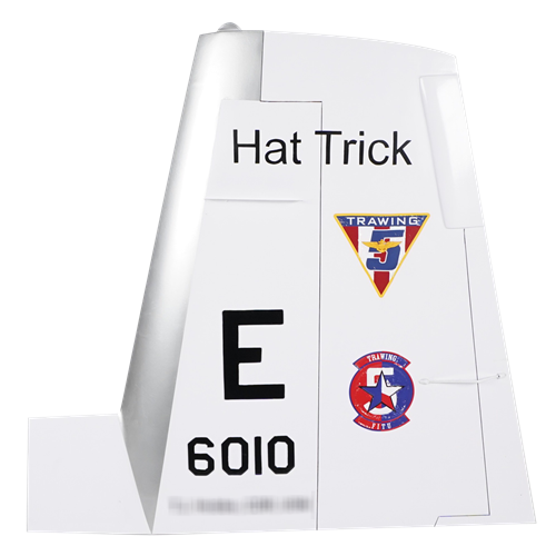 TAW-5 T-6 Airplane Tail Flash - View 3