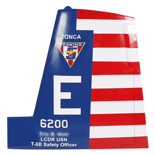 TAW-5 T-6 Airplane Tail Flash - View 4