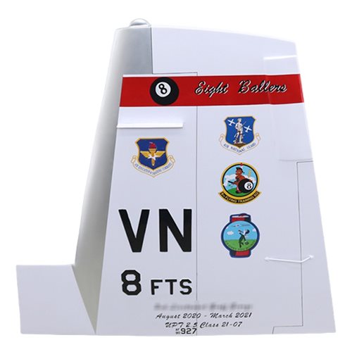 8 FTS T-6 Airplane Tail Flash - View 2