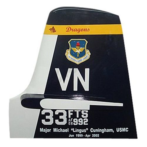 33 FTS T-37 Airplane Tail Flash