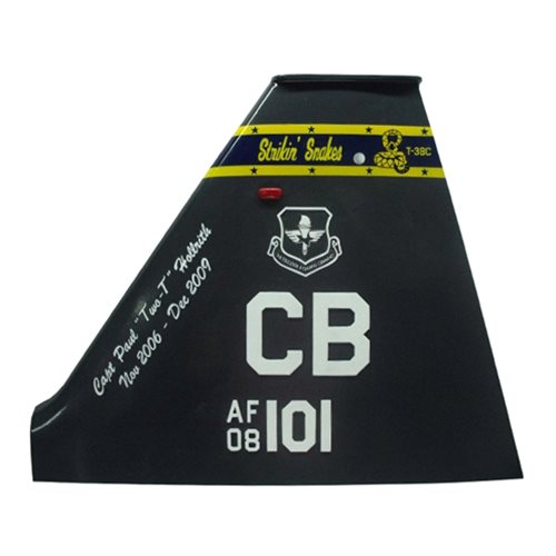 50 FTS T-38 Airplane Tail Flash