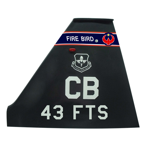 43 FTS T-38 Airplane Tail Flash
