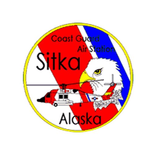 CGAS Sitka MH-60 Helicopter Tail Flash