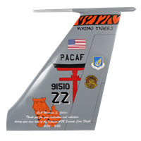 909 ARS KC-135 Airplane Tail Flash