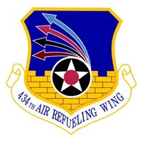 434 ARW KC-135 Airplane Tail Flash