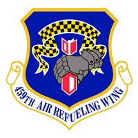 459 ARW KC-135 Airplane Tail Flash