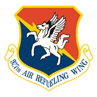 927 AW KC-135 Airplane Tail Flash