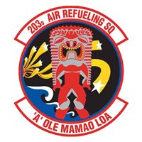 203 ARS KC-135 Airplane Tail Flash