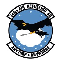 344 ARS KC-135 Airplane Tail Flash