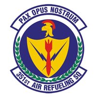 351 ARS KC-135 Airplane Tail Flash