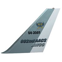 602 AACS Boeing 767 Custom Airplane Tail Flash