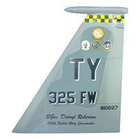 325 FW F-15 Airplane Tail Flash