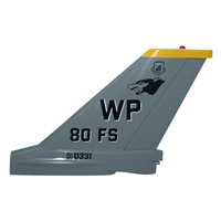 80 FS F-16C Falcon Custom Airplane Tail Flash