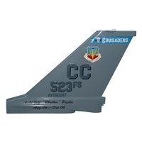 523 FS F-16C Falcon Custom Airplane Tail Flash