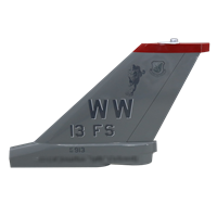13 FS F-16C Falcon Custom Airplane Tail Flash