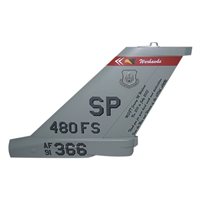 480 FS F-16C Falcon Custom Airplane Tail Flash