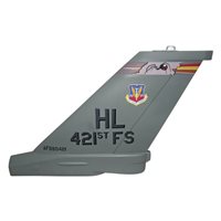 421 FS F-16C Falcon Custom Airplane Tail Flash
