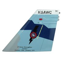 NSAWC F/A-18 Airplane Tail Flash
