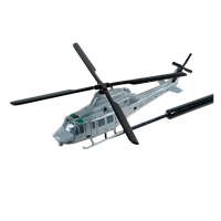 HMLA-369 UH-1 Custom Airplane Model Briefing Stick