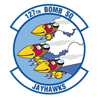 127 BS B-1B Lancer Custom Airplane Model Briefing Stick