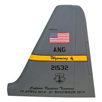 30 AS C-130 Airplane Tail Flash