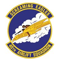 40 AS C-130 Airplane Tail Flash