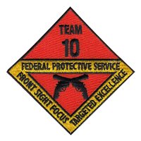 Federal Protective Service Team 10 Patch 